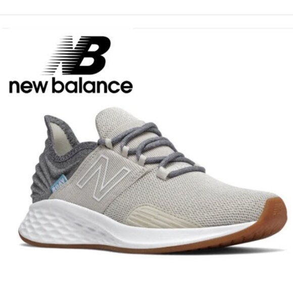New Balance Womens Fresh Foam Roav V1 Moonbeam Aluminum Running Shoe Size 7.5 - Picture 1 of 16